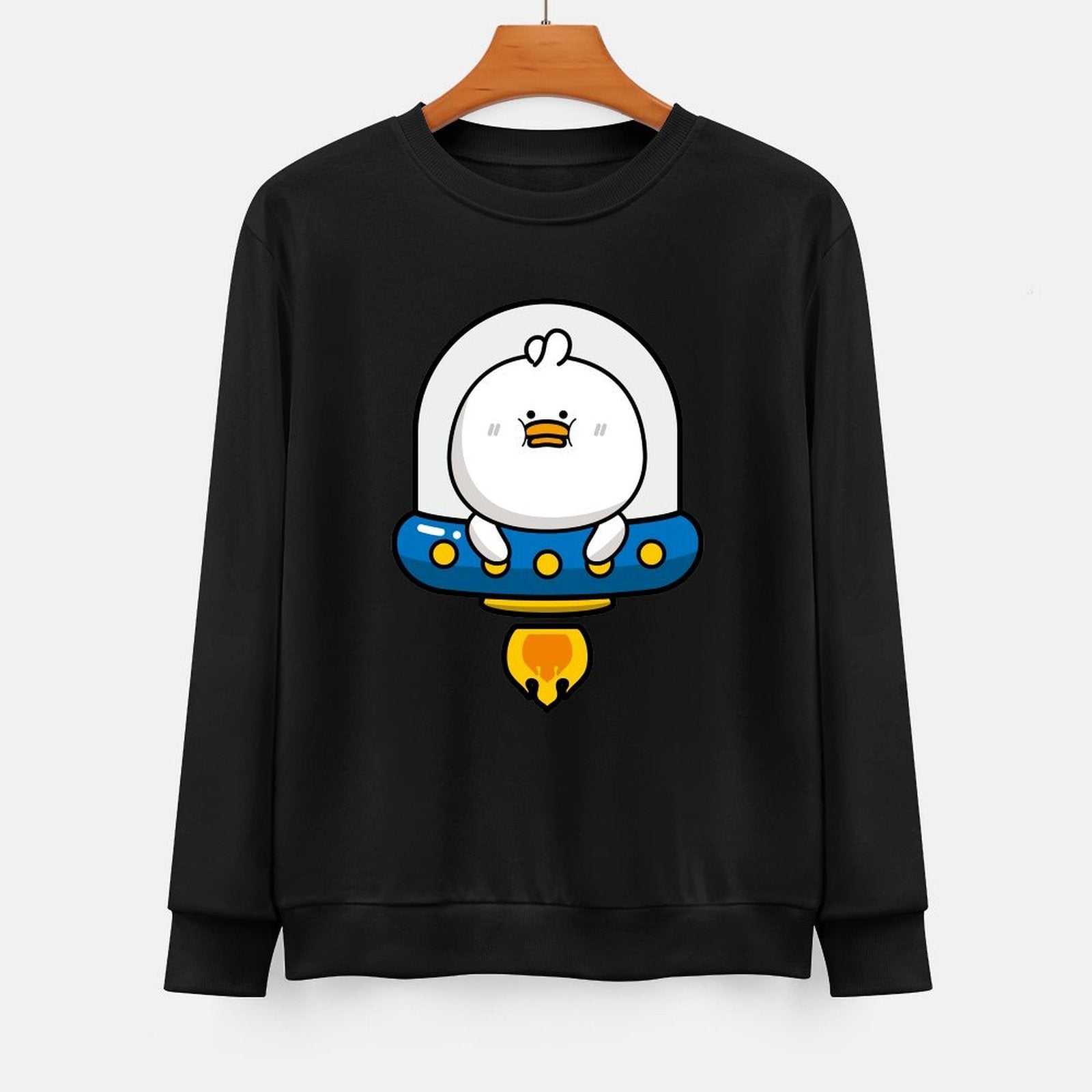 Front Patterned Long Sleeve TopOutdoor Regular